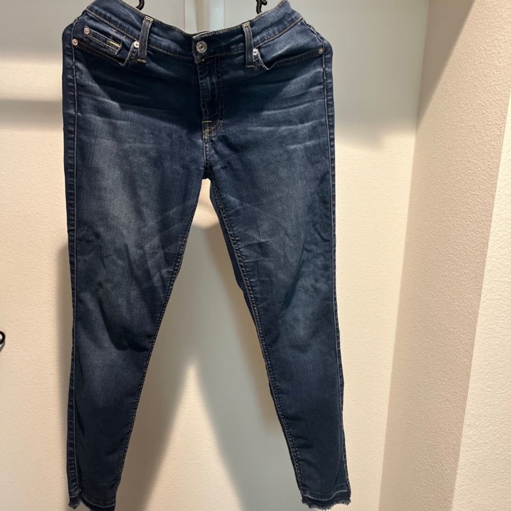 7 for all mankind 27 ankle skinny jeans
